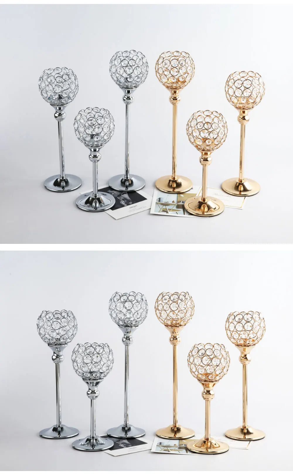 Lanterna romantica in cristallo, ideale per qualsiasi evento