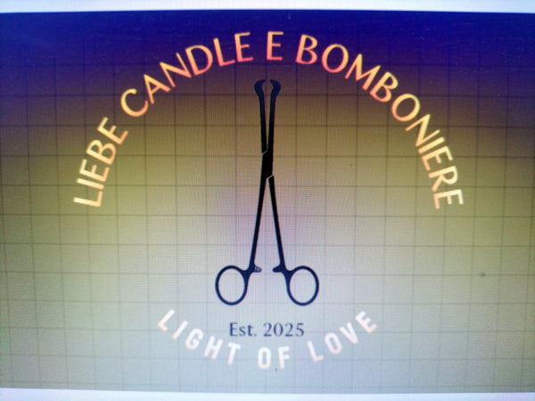 LIEBE CANDLE E BOMBONIERE