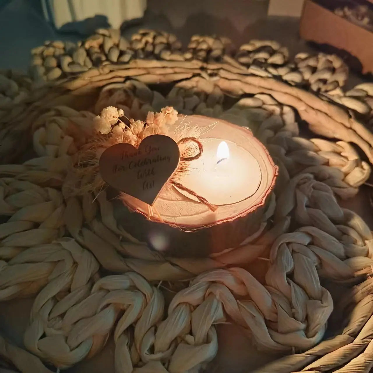 Candele per ospiti, portacandele in legno per lumini da matrimonio, 10/15/20 pezzi, bomboniere