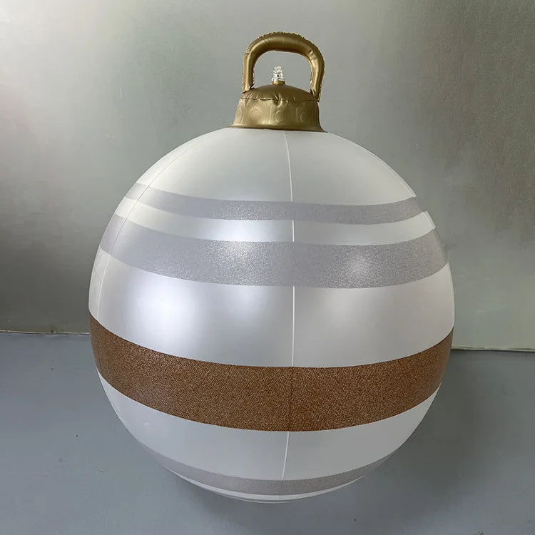 Palline di Natale - Gonfiabili da 60 cm in PVC per esterni.