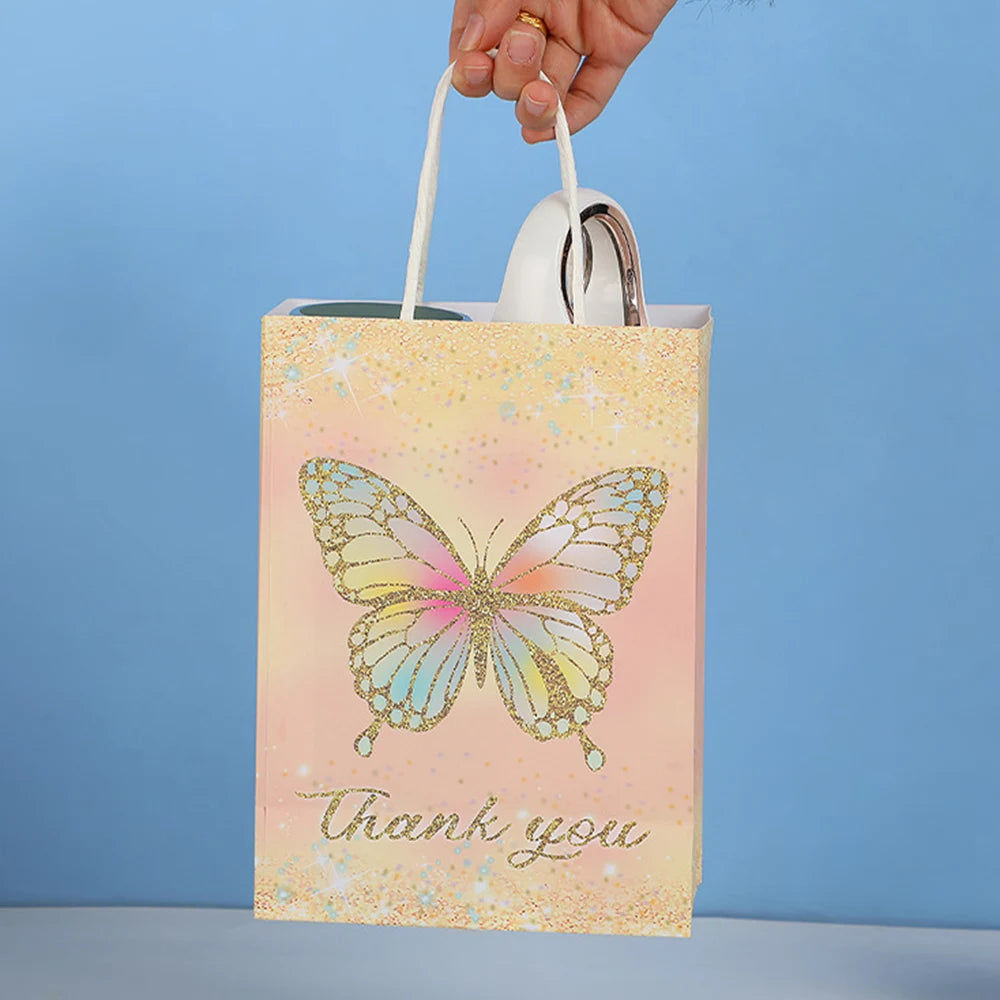Party-Geschenktüten Hand-Kraftpapiertüte