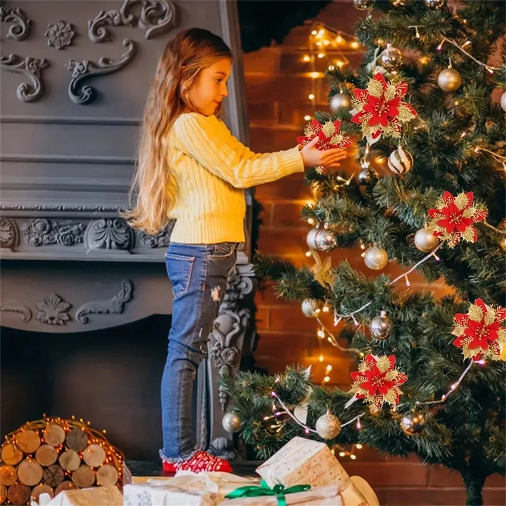 Addobbi floreali natalizi Fiori artificiali