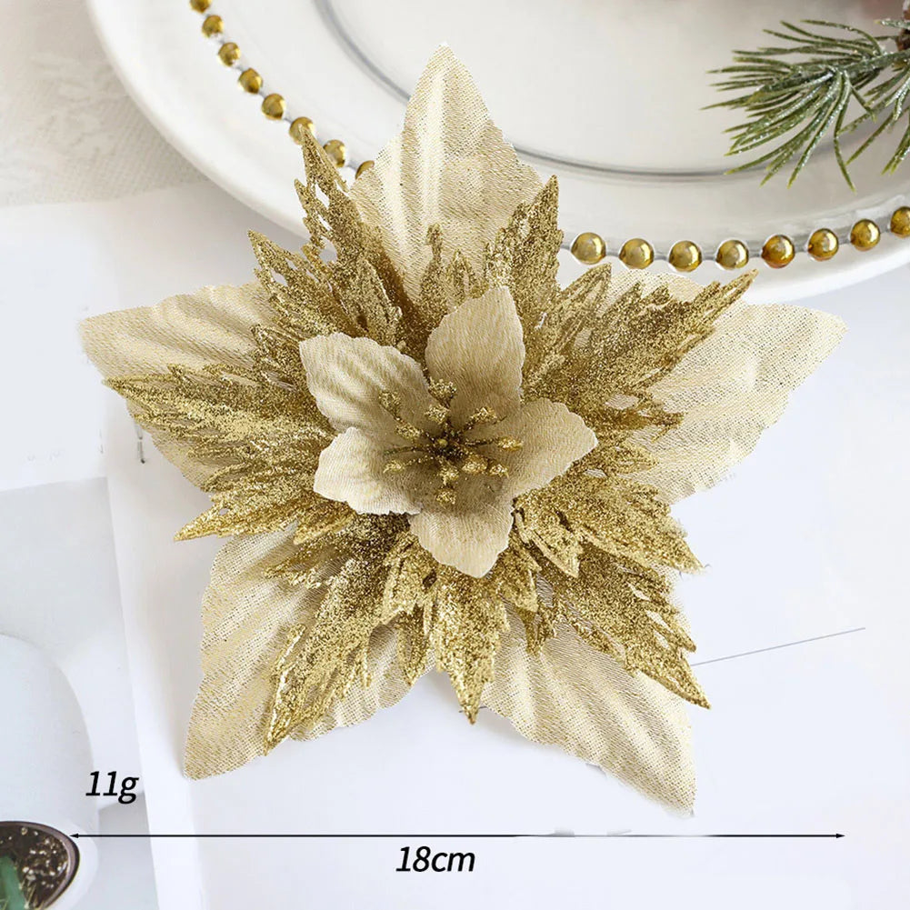 Accessori per ghirlande artificiali di fiori di Natale 1 pz