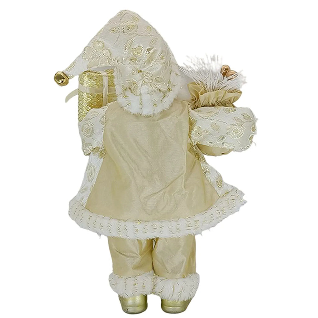 Babbo Natale seduto in piedi, bambola natalizia da 12 pollici.