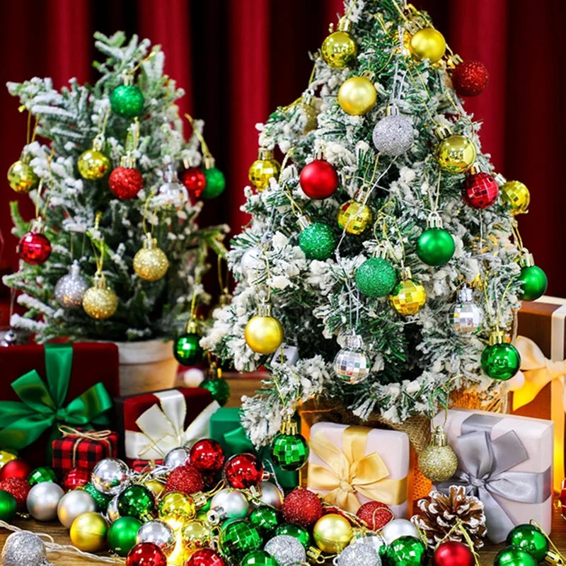 Palline di Natale 36 pezzi 3 cm Decorazione 2025 PREZZO ECCEZIONALE!