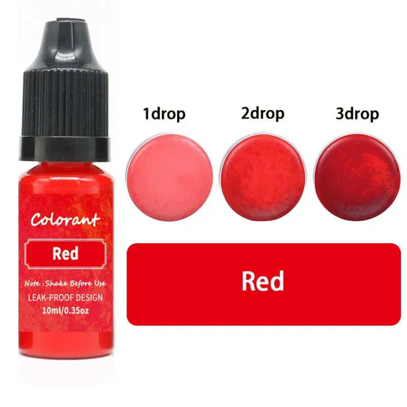 Pigmento colorante per candele, liquido per aromaterapia, 10 ml