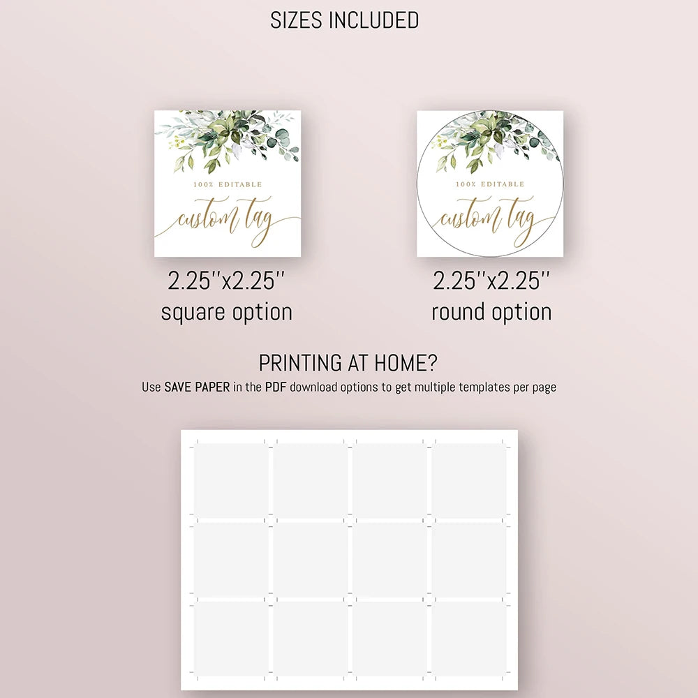 Personalisierte Dankeschön-Geschenkanhänger zur Hochzeit, 100 Stück