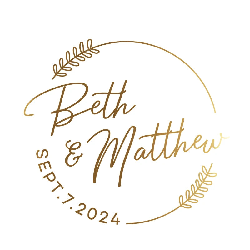 Etichette adesive trasparenti in lamina d'oro, ideali per tutti gli articoli di cancelleria per eventi.