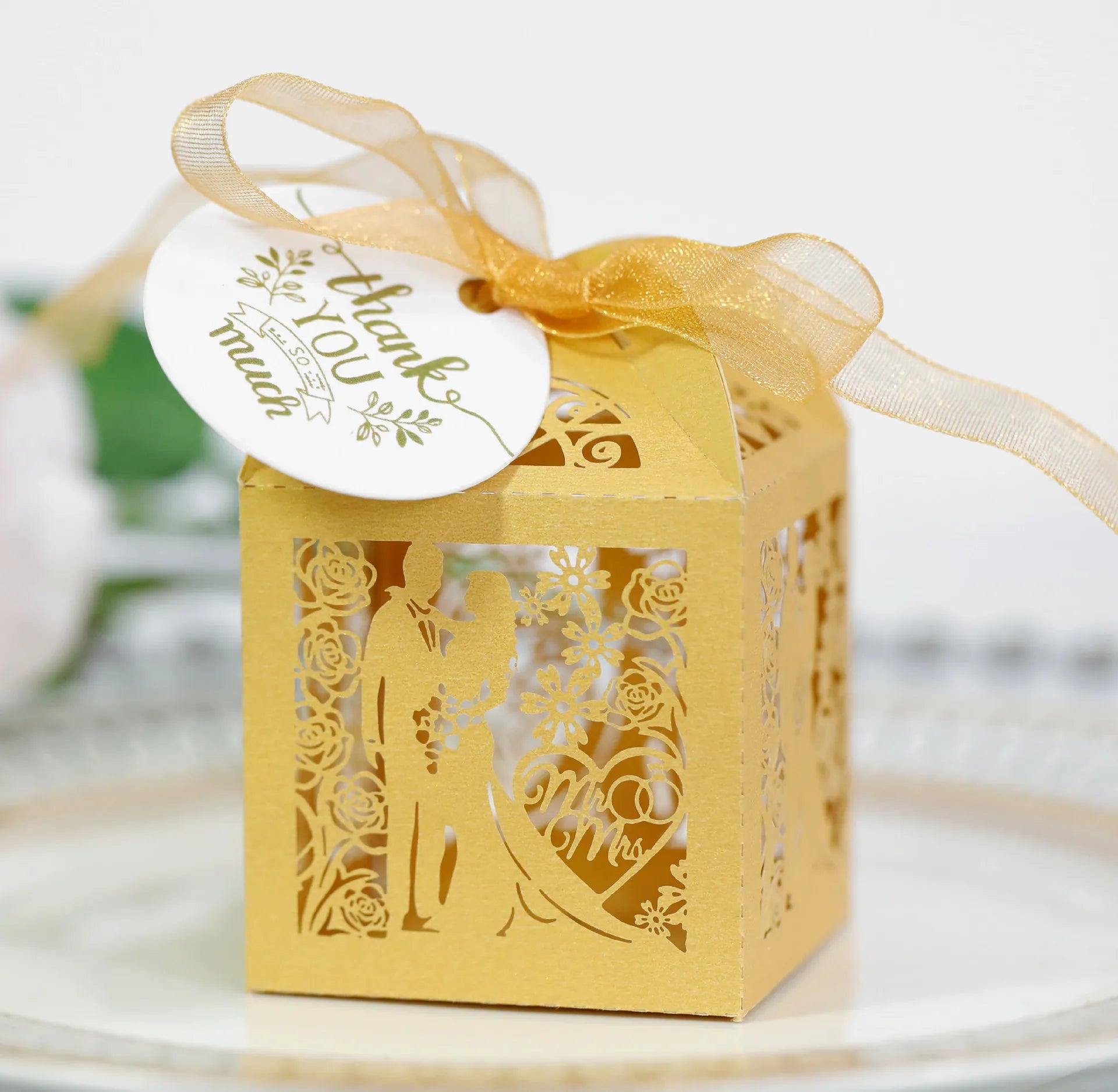 Scatole per caramelle per qualsiasi evento, scatola regalo con nastri