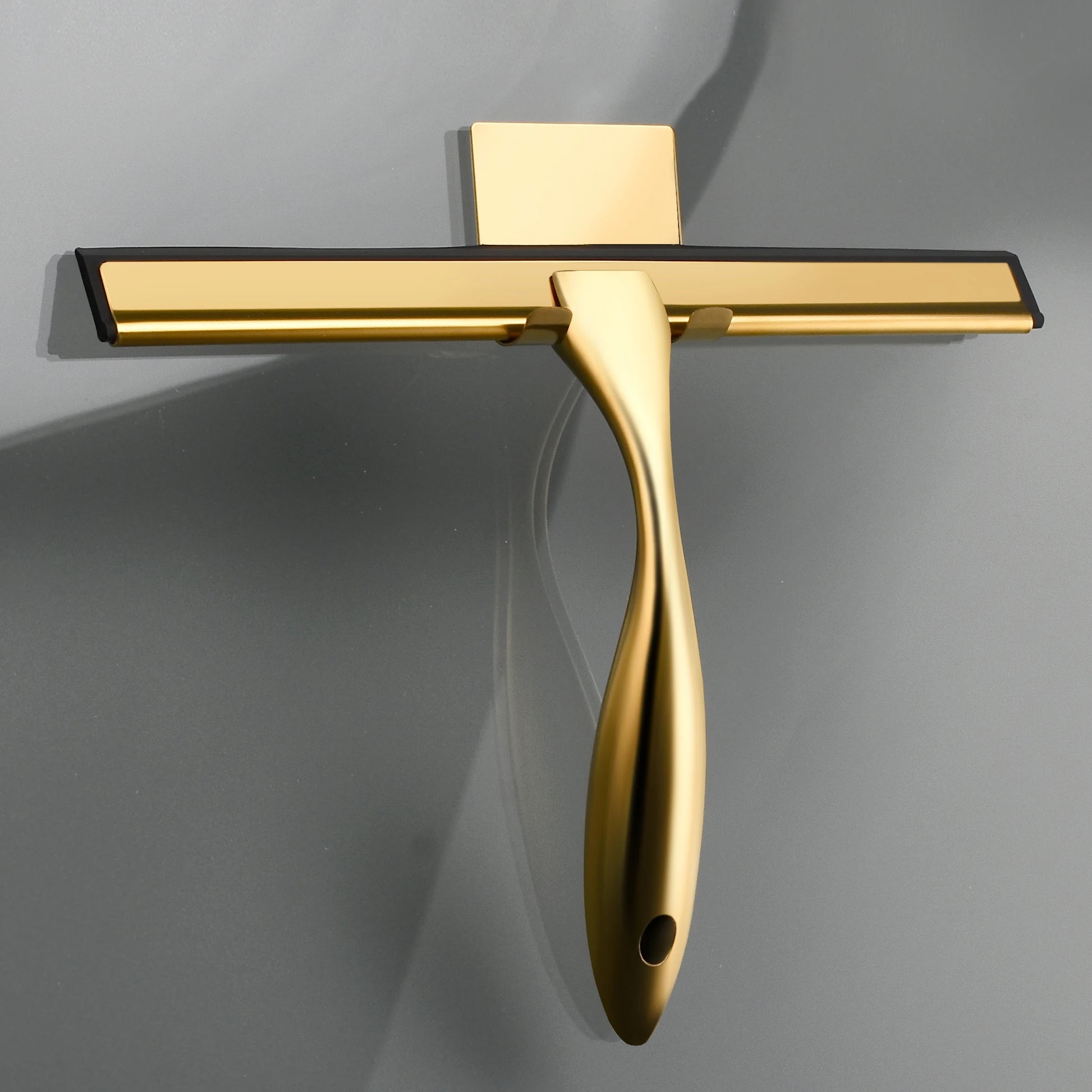 Tergivetro in acciaio inox con gancio per porte doccia, specchi del bagno.