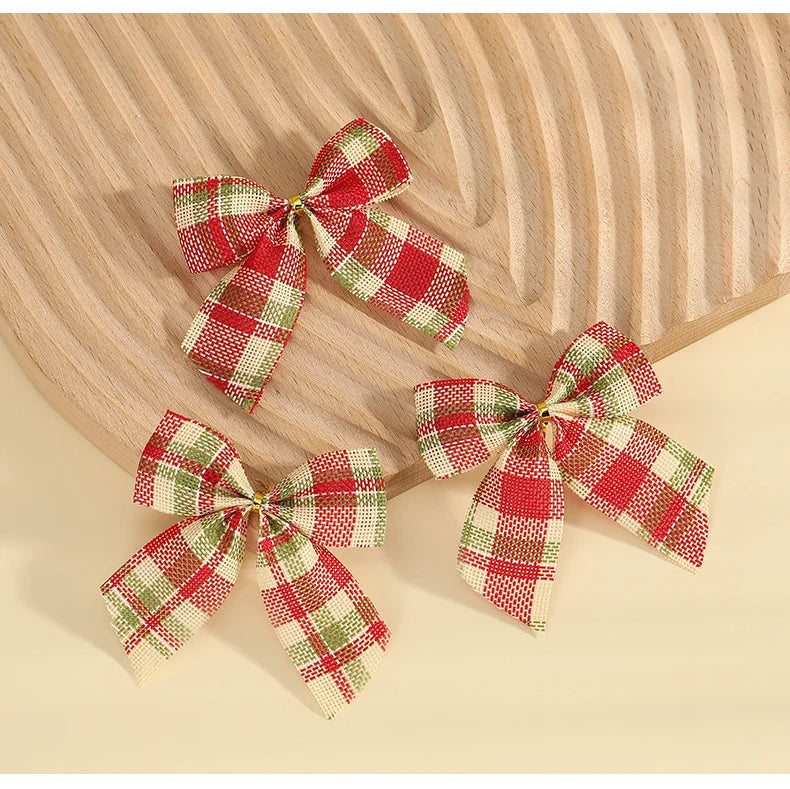 Fiocchi di Natale Fiocchi rossi dorati.