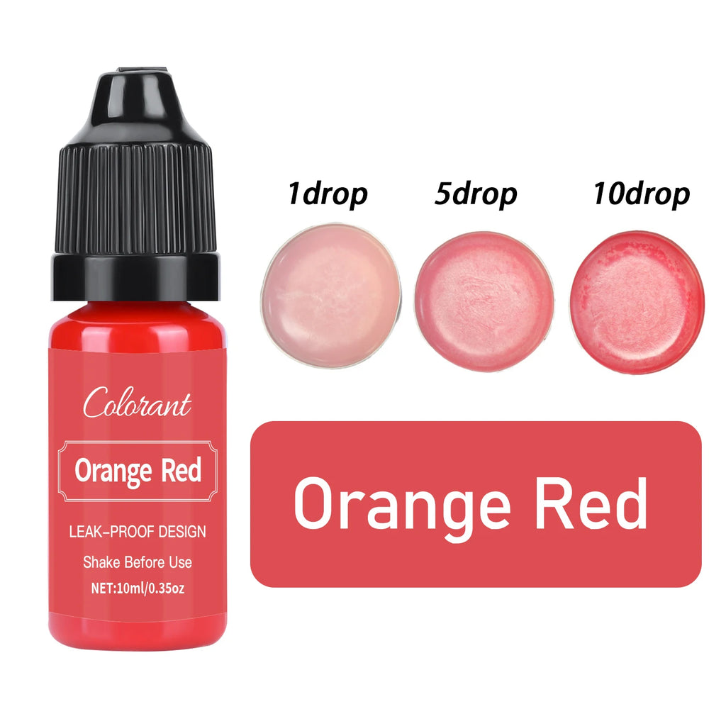 Pigmento colorante per candele, liquido per aromaterapia, 10 ml