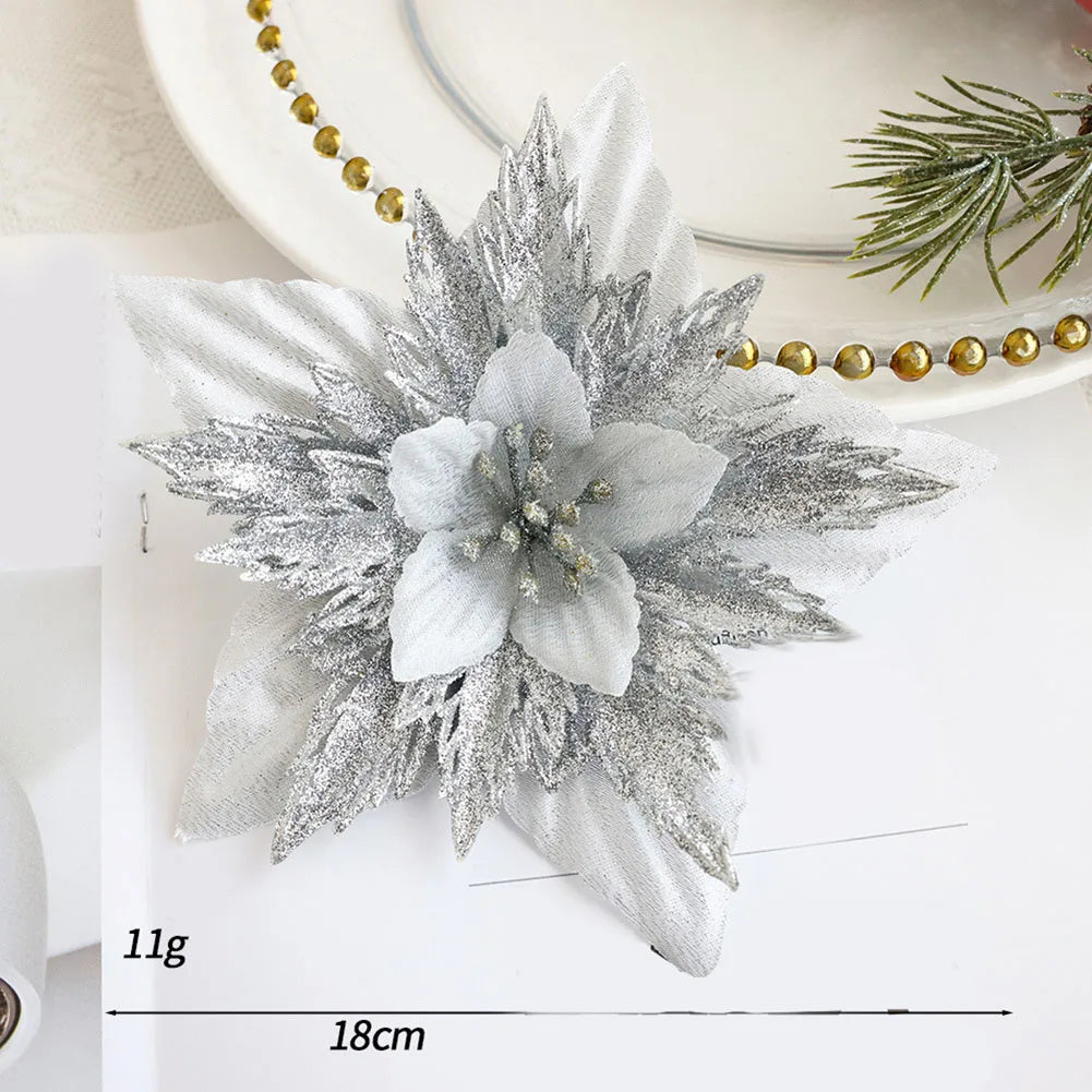 Accessori per ghirlande artificiali di fiori di Natale 1 pz