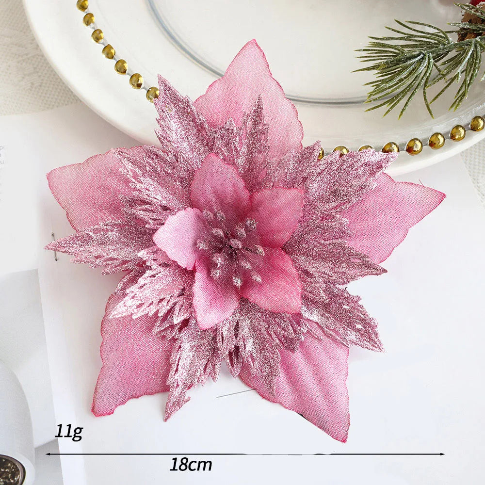 Accessori per ghirlande artificiali di fiori di Natale 1 pz