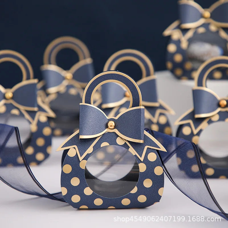 Sacchetto di caramelle creativo stile ciuccio, scatola di cioccolatini per bomboniere di nozze. 50 pezzi