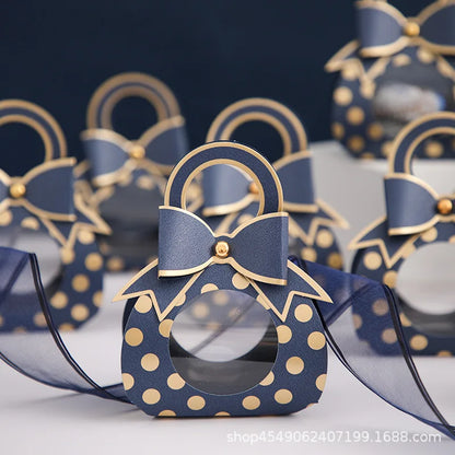 Sacchetto di caramelle creativo stile ciuccio, scatola di cioccolatini per bomboniere di nozze. 50 pezzi