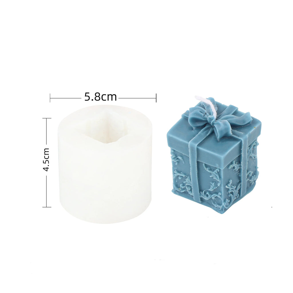 Stampo per candele, scatola regalo, stampo per candele, silicone