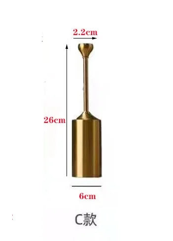 Portacandele in metallo retrò in stile europeo