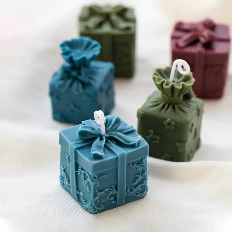 Stampo per candele, scatola regalo, stampo per candele, silicone