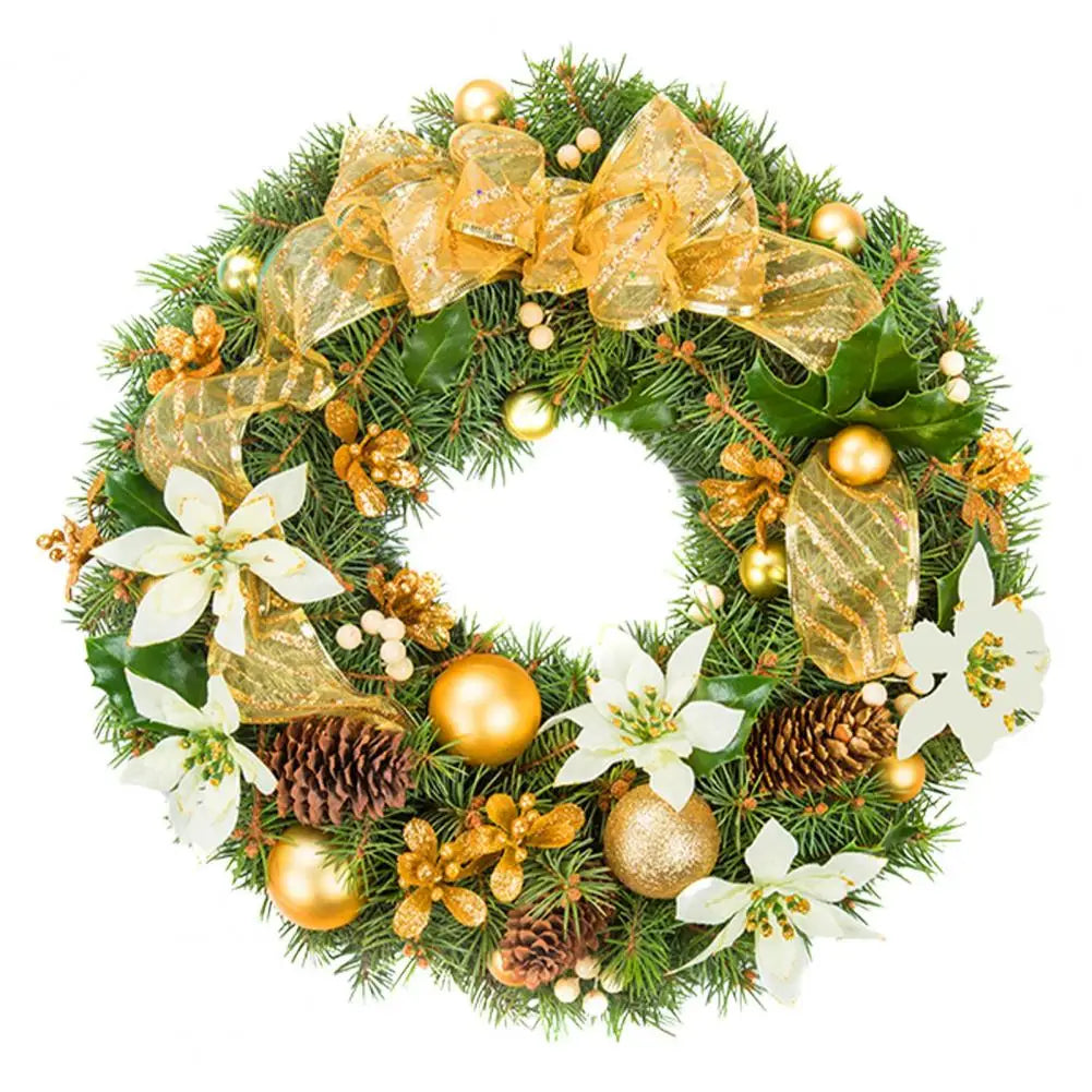 Decorazioni adesive per finestre natalizie, motivo a ghirlanda.