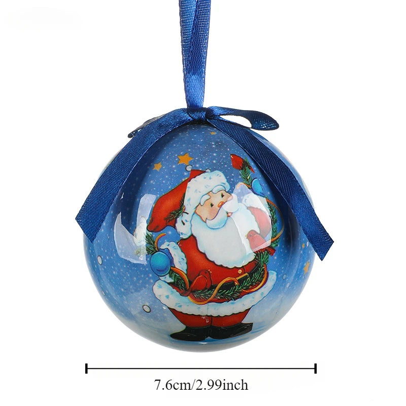 Ciondolo decorativo con palline di Natale per l'albero di Natale festivo.
