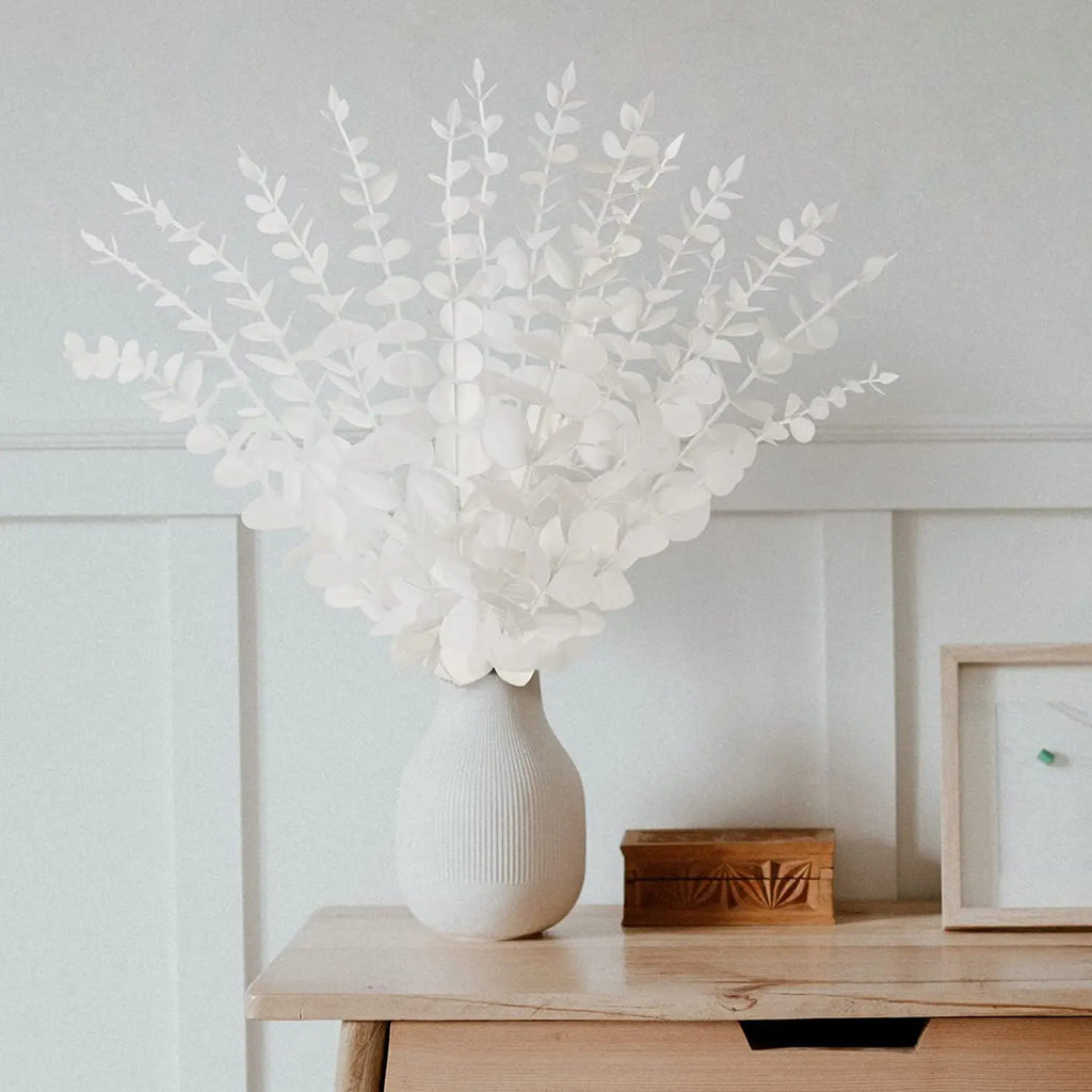 Pianta finta di eucalipto artificiale Silver Dollar Greenery.