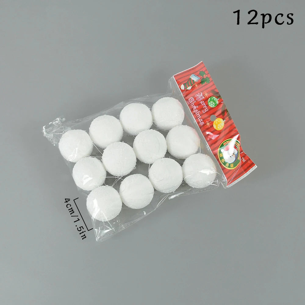 Palline di Natale decorative in plastica color rosa, oro e colori assortiti, confezionate in scatola.