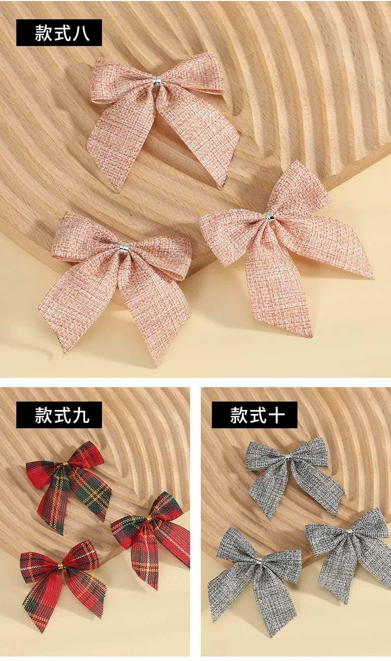 Fiocchi di Natale Fiocchi rossi dorati.