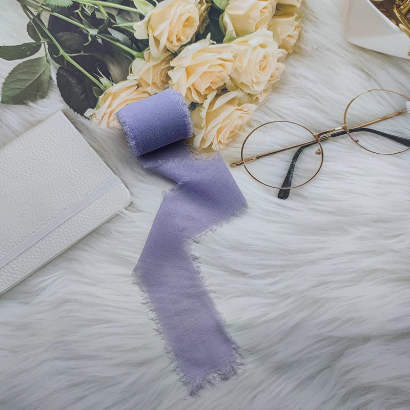 Nastro di pizzo, nastro di seta chiffon, fiori