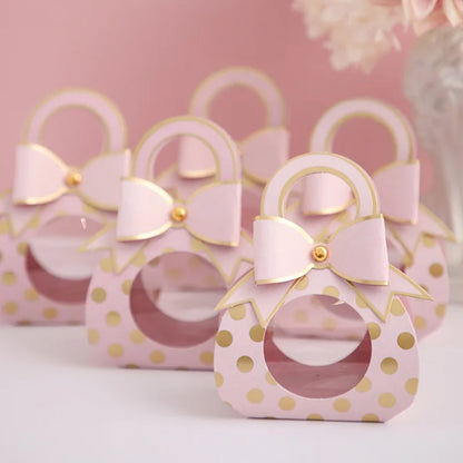 Sacchetto di caramelle creativo stile ciuccio, scatola di cioccolatini per bomboniere di nozze. 50 pezzi