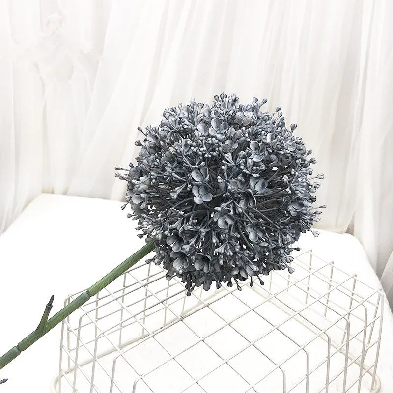 Grande ramo artificiale di cipolla colorata per sala da matrimonio, floreale, 75 cm.