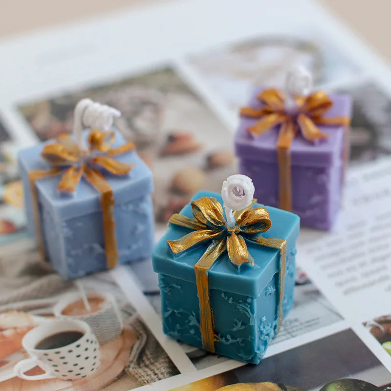 Stampo per candele, scatola regalo, stampo per candele, silicone