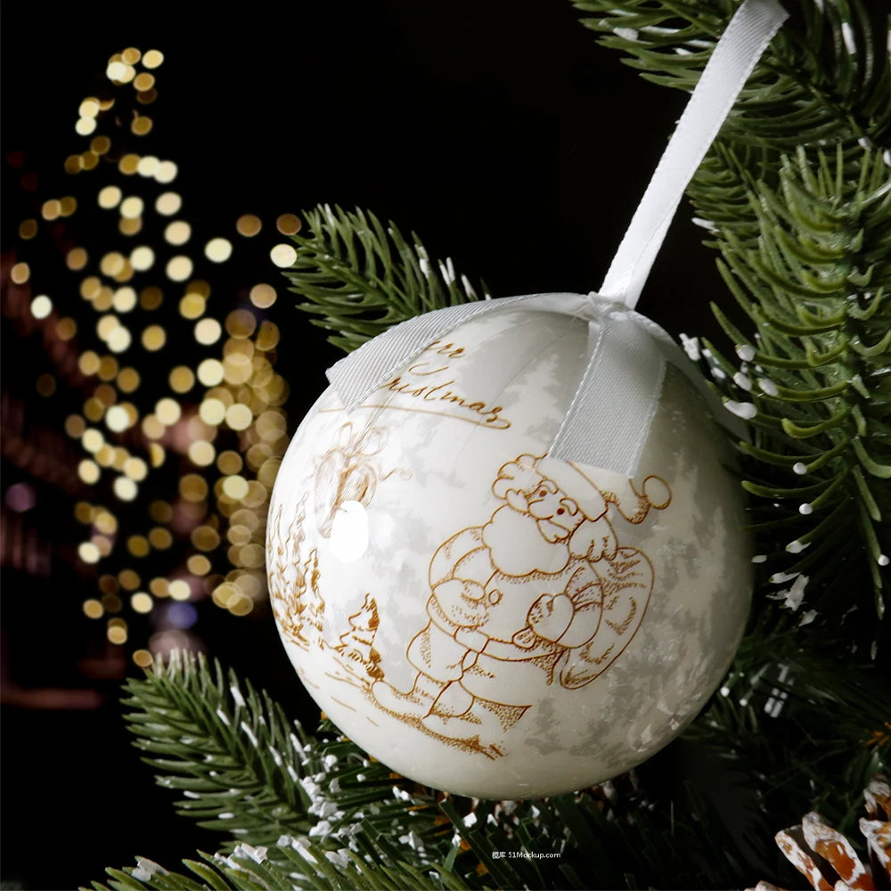 Palle di Natale, pendenti natalizi, decorazioni per l'albero, palline multicolori, set di decorazioni per feste in casa, palline decorative natalizie Navidad