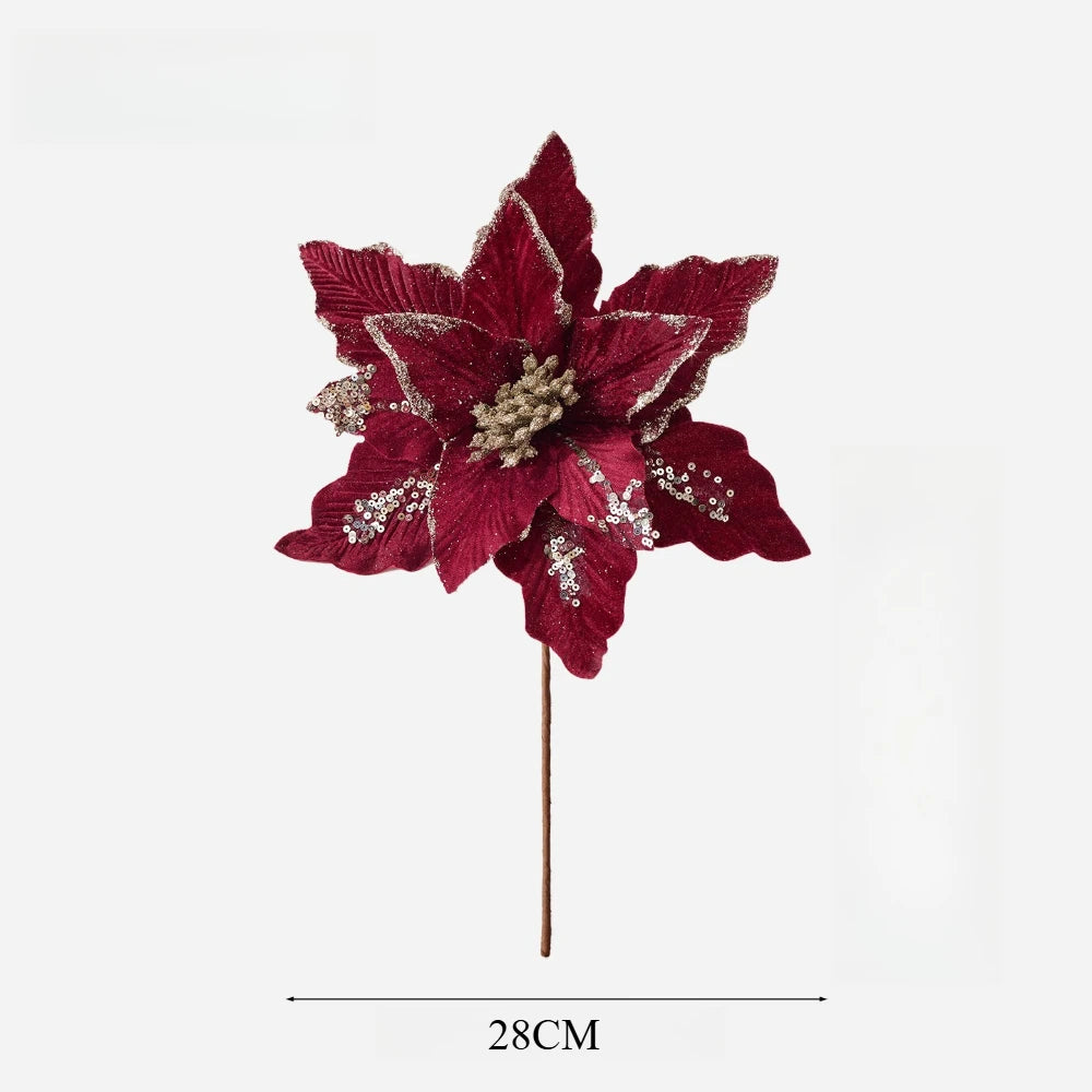 Fiore di Natale Fiore artificiale rosso.