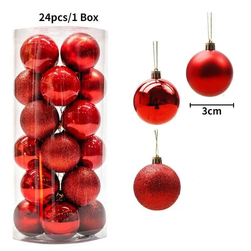 Palline di Natale 36 pezzi 3 cm Decorazione 2025 PREZZO ECCEZIONALE!