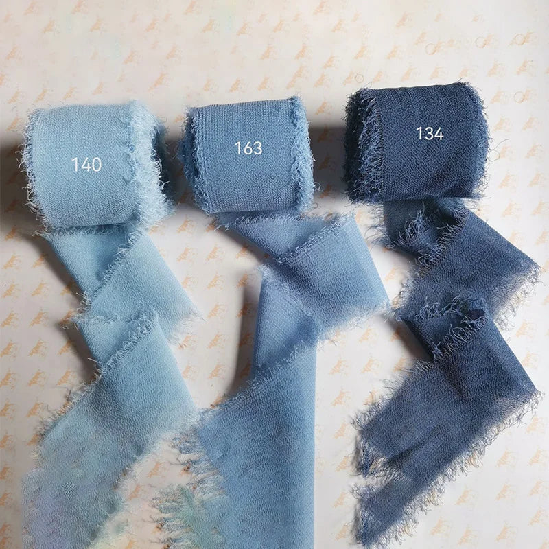 Nastro di pizzo, nastro di seta chiffon, fiori