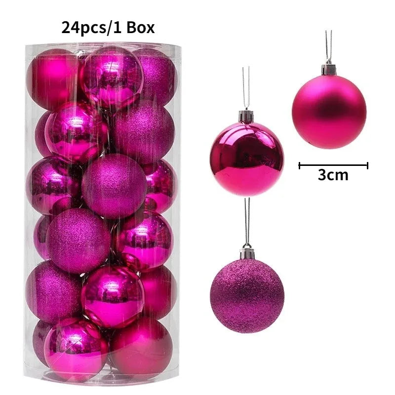 Palline di Natale 36 pezzi 3 cm Decorazione 2025 PREZZO ECCEZIONALE!