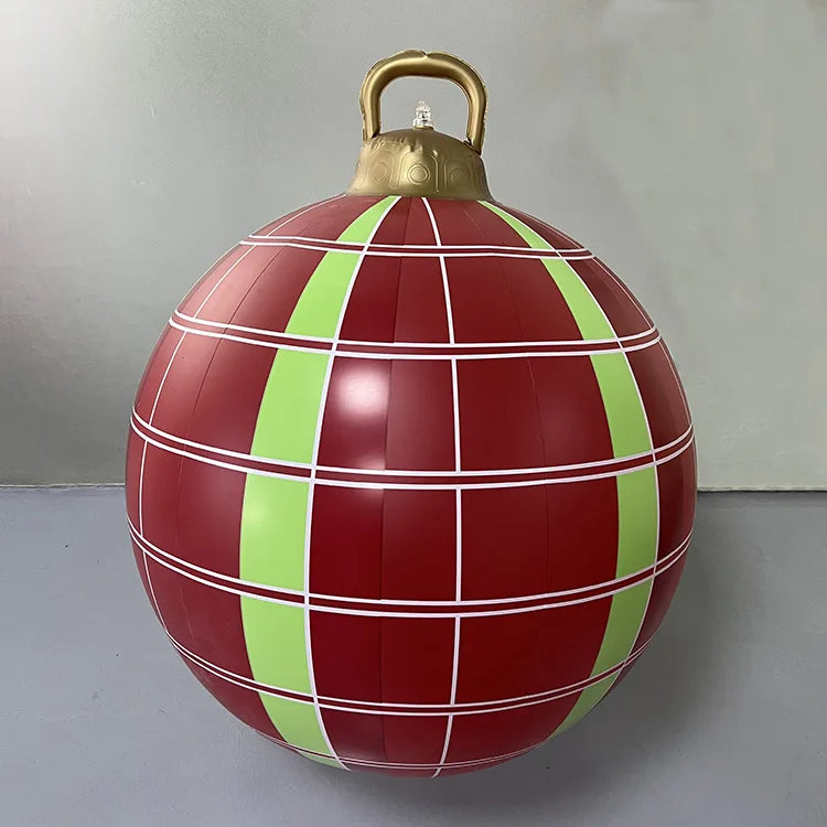 Palline di Natale - Gonfiabili da 60 cm in PVC per esterni.