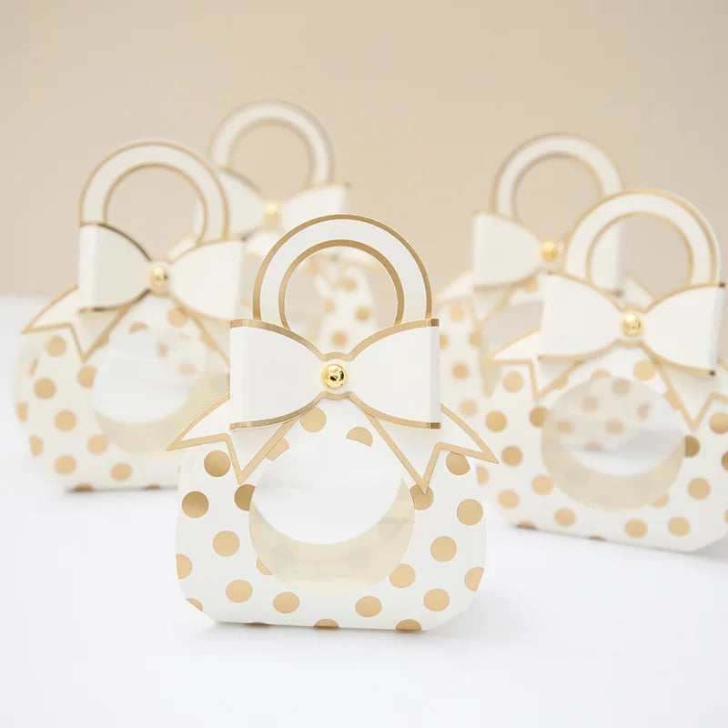 Sacchetto di caramelle creativo stile ciuccio, scatola di cioccolatini per bomboniere di nozze. 50 pezzi