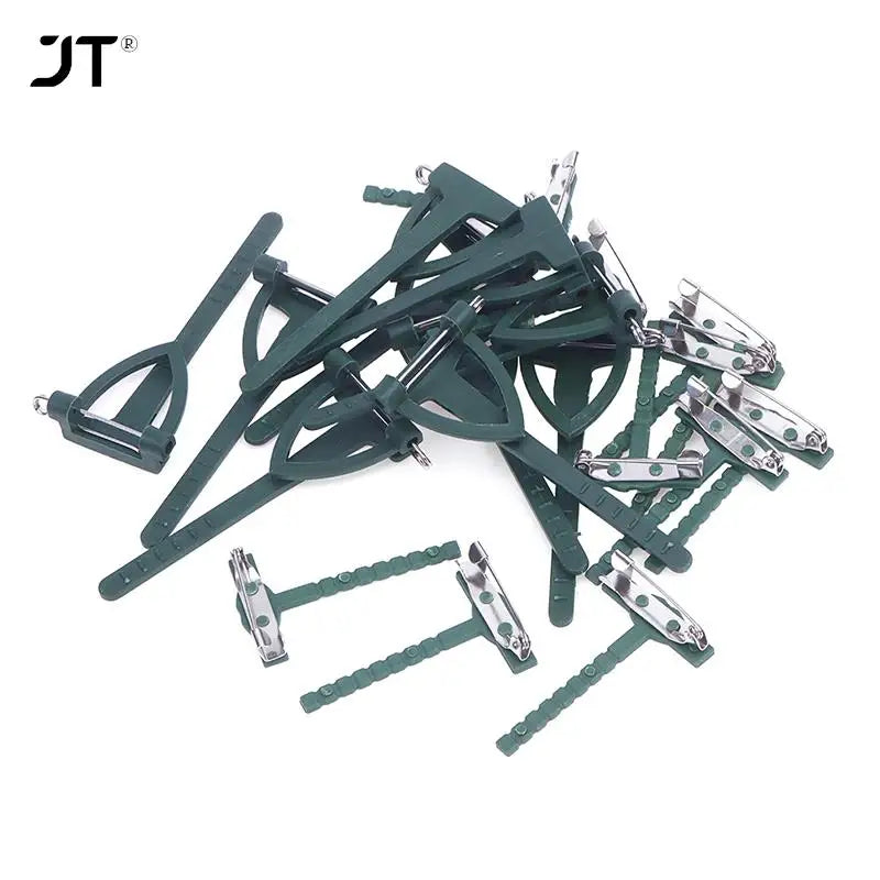 Spille in plastica e metallo per fiori, 10/20 pezzi.