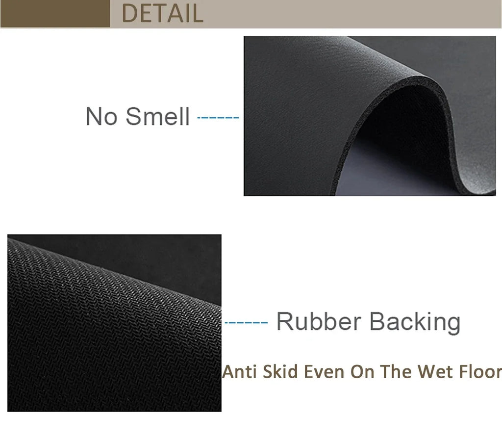 Tappetino assorbente da cucina grande con fiori e rose