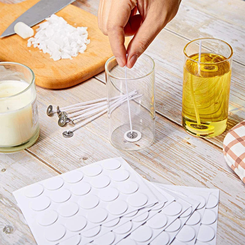 Adesivi per stoppini 100 pezzi da 20 mm per la fabbricazione di candele