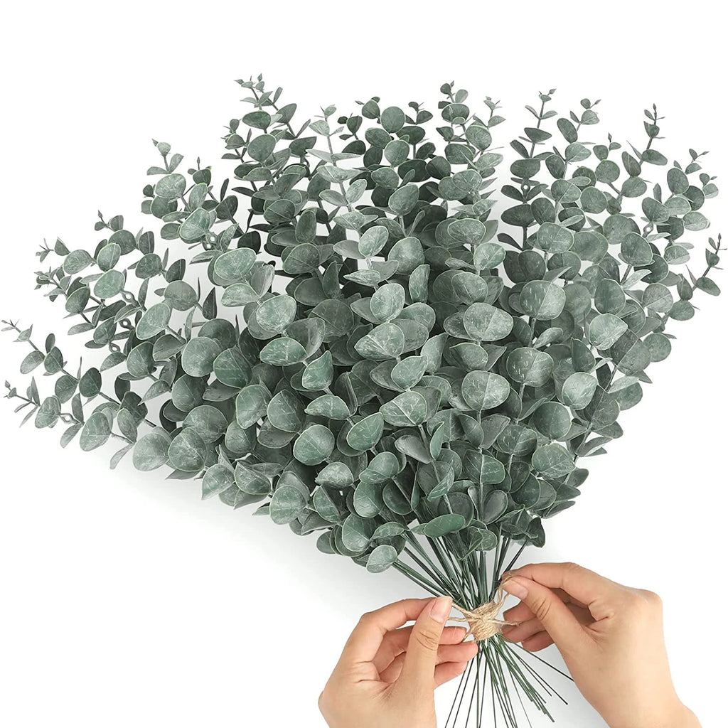 Pianta finta di eucalipto artificiale Silver Dollar Greenery.
