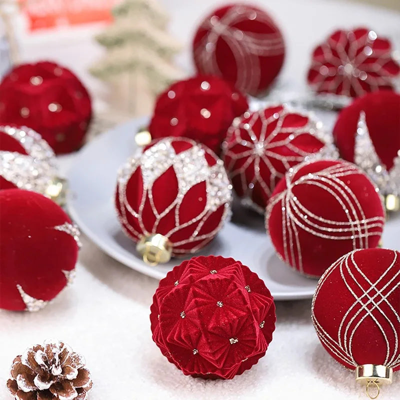 Palline di Natale decorative per l'albero, 12 pezzi.
