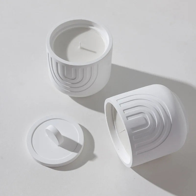 Candele profumate, fragranza romantica per l'aria.