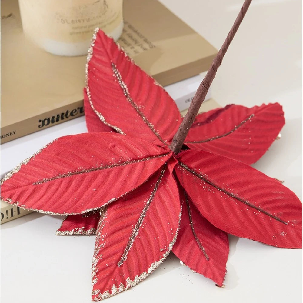 Fiore di Natale Fiore artificiale rosso.