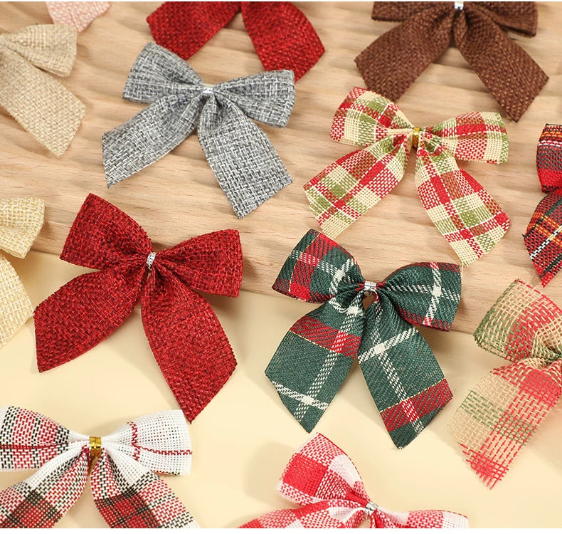 Fiocchi di Natale Fiocchi rossi dorati.