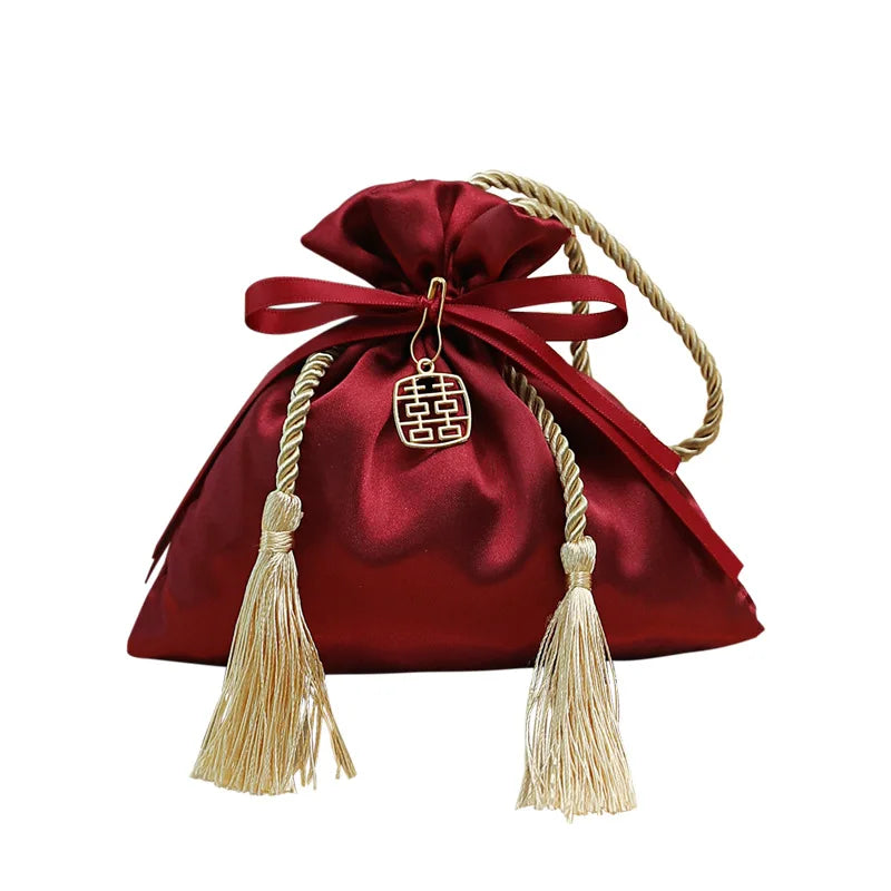 Luxury Packing Drawstring Velvet Pouch Sachet Gift.