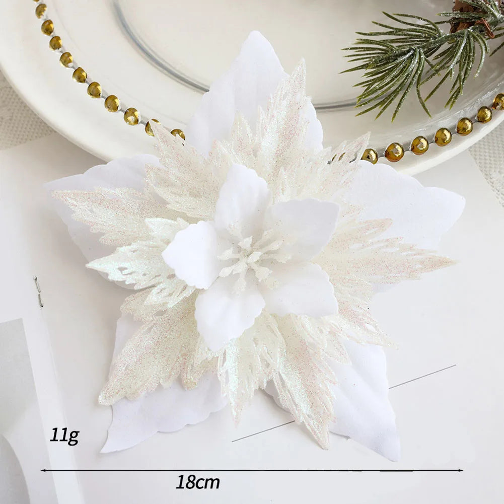 Accessori per ghirlande artificiali di fiori di Natale 1 pz