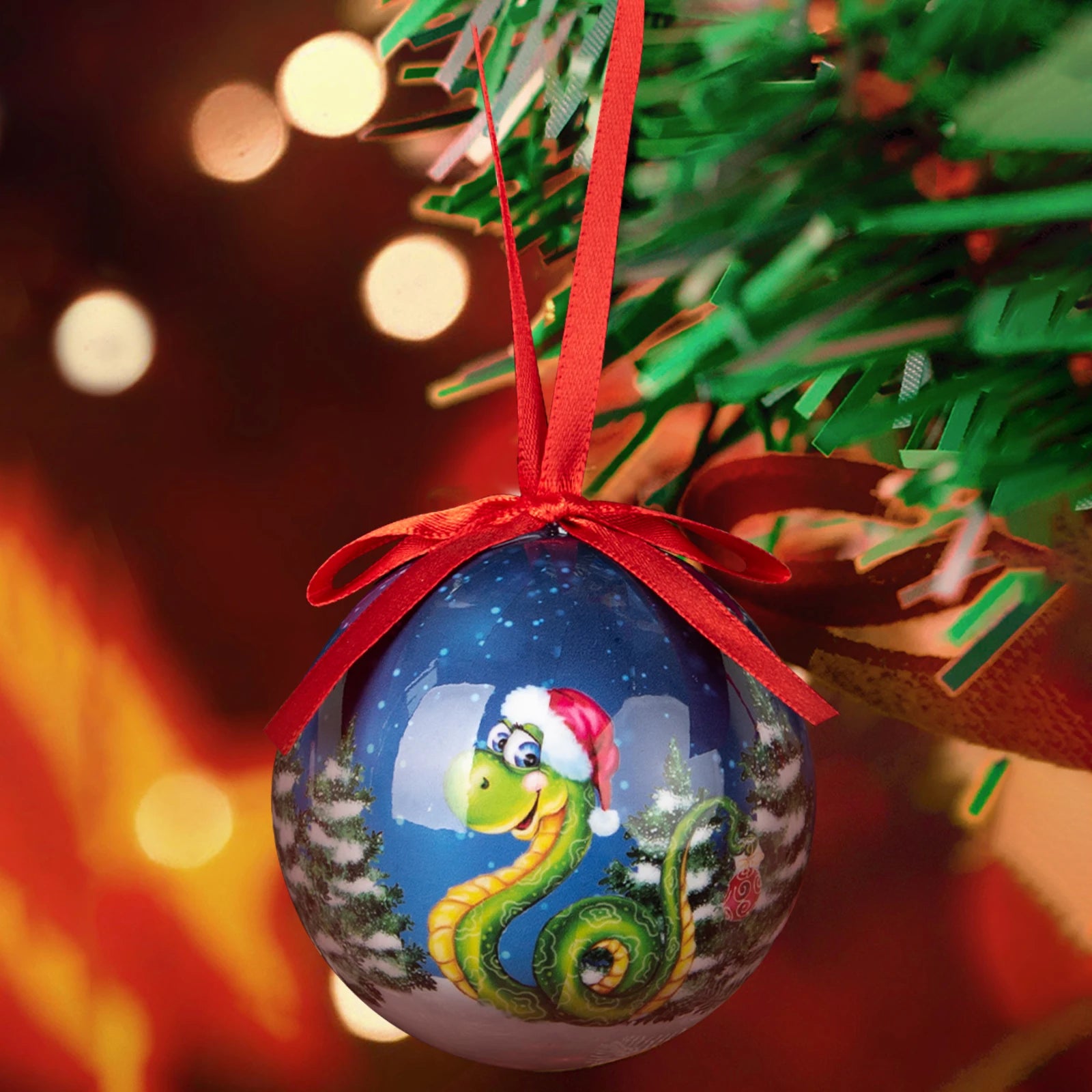 Palle di Natale, pendenti natalizi, decorazioni per l'albero, palline multicolori, set di decorazioni per feste in casa, palline decorative natalizie Navidad